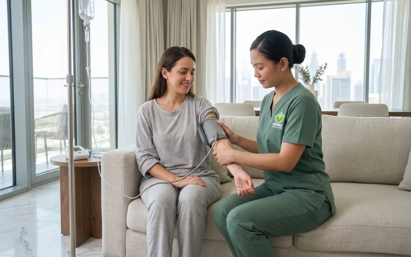 Is IV therapy safe at home? What a nurse checks first