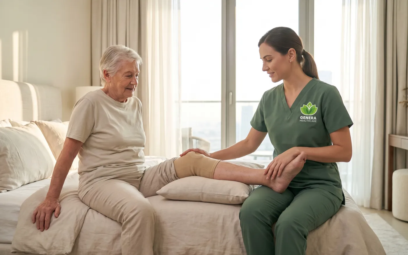 Rehabilitation after knee replacement: the first six weeks
