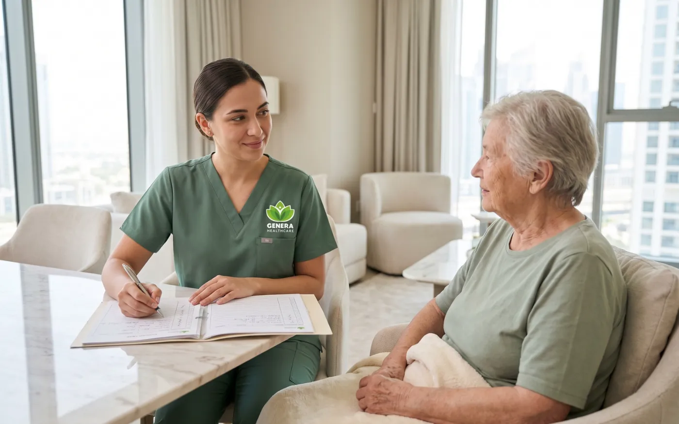 What a home nursing care plan should contain